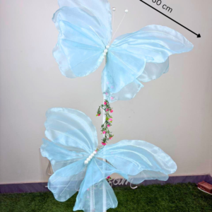 Blue Fabric Butterfly