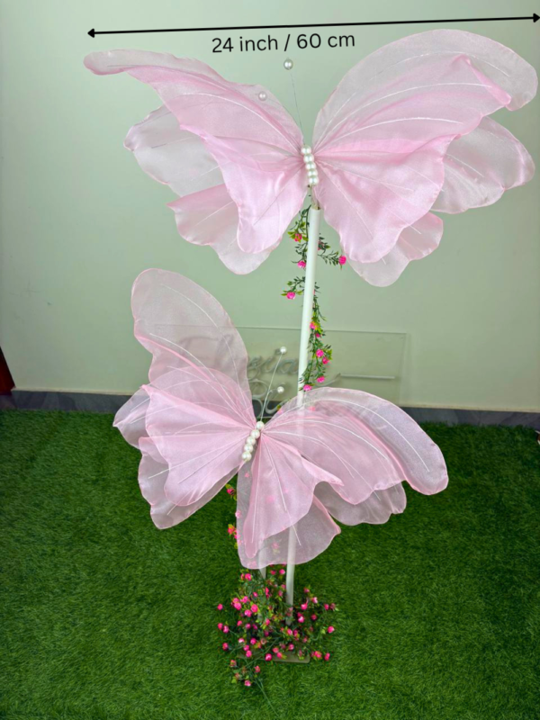 Pink Fabric Butterfly