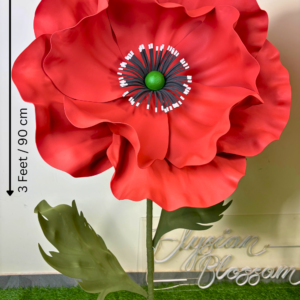 Red Foam Poppy 3 Feet