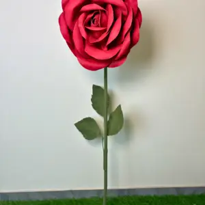 Red Foam Rose (without Stand)
