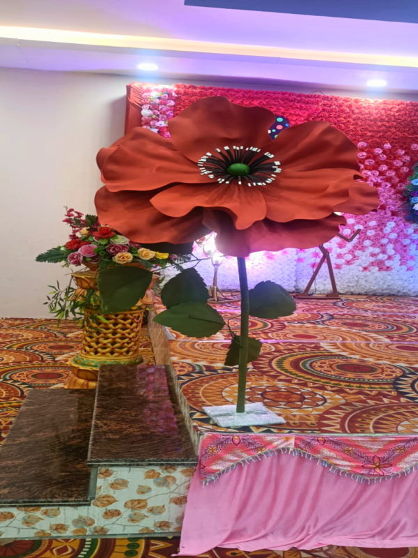 Red Foam Poppy 3 Feet