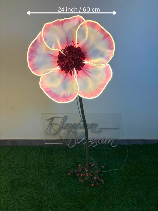 Led Poppy Flower