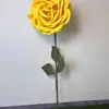 Yellow Foam Rose (without Stand)