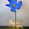 Giant Blue Lily Artificial Flower