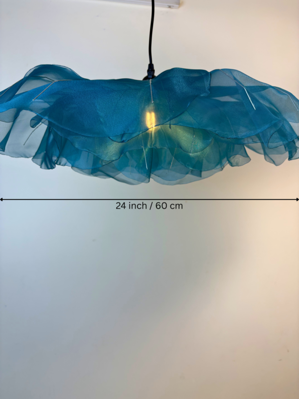 Giant Artificial Blue Poppy Flower LED