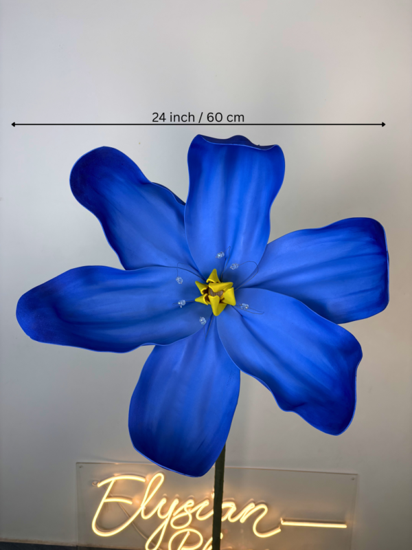 Giant Blue Lily Artificial Flower
