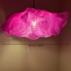 Giant Artificial Magenta Poppy Flower LED
