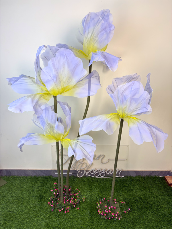 Giant Organza Lavender Iris